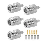 Vecys 5PCS N Femmina Connettori 50 ohm N Femmina Crimpare RF Coassiale Connettore N Femmina Adattatore Jack per RG58 LMR195 RG142 RG400 Cavo Coassiale a Bassa Perdita