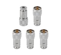 Vecys 5PCS PL-259 UHF Maschio Connettori 50 Ohm PL259 Maschio Spina Cinque pezzi Set Crimpare RF Coax Connettore Adattatore per RG58 LMR195 RG142 RG400 Cavo Coassiale a Bassa Perdita
