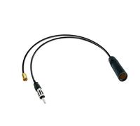 Vecys Adattatore Splitter DAB Cavo Splitter Antenna per Autoradio SMB DIN a Presa ISO Cavo RG174 40cm/15.8in per Antenna AM/FM DAB