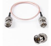 Vecys BNC Maschio a BNC Maschio Cavo 75ohm BNC Maschio a Maschio HD-SDI RG179 RF Coassiale Cavo Jumper Pigtail 6"/15CM per Videoregistratore CB Radio Marina Monitor CCTV