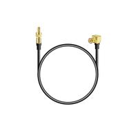 Vecys Cavo Antenna DAB Da Maschio SMB a Maschio MCX Cavo Adattatore Ad Angolo Retto Cavo MCX RG174 Cavo Prolunga Antenna 30cm 0.98ft Compatibile con DAB FM/AM