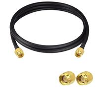 Vecys Cavo di Prolunga per Antenna SMA Cavo SMA Maschio a Maschio Pigtail Cavo Antenna WLAN RG58 6.5ft/2M per Rete Wireless WiFi 2G 3G 4G Antenna Router GSM Bluetooth WLAN LAN