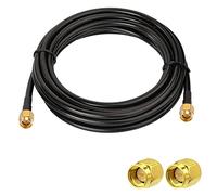Vecys Cavo di Prolunga per Antenna SMA Cavo SMA Maschio a SMA Maschio Pigtail Cavo Antenna WLAN RG58 16.4ft/5M per Rete Wireless WiFi 2G 3G 4G Antenna Router GSM Bluetooth WLAN LAN