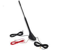 Vecys DAB DAB + Autoradio Antenne FM/AM Radioantenne Montieren Sie die Autodachantenne Verstärker SMB zu DIN Adapter RG174 5 m 16.4 ft Kabel kompatibel mit Digital Radio Pioneer Kenwood Alpine JVC