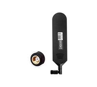 Vecys Dual Band WiFi 2.4GHz 5.8GHz Antenna 18dBi ad Alto Guadagno Omnidirezionale Glue Stick Antenna RP SMA Maschio Antenna per Router WiFi Scheda di Rete Wireless (Nero, 1 PCS)