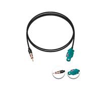 Vecys Fakra Z Cavo Fakra Z Maschio a DIN Maschio Cavo Adattatore 3.3FT/1M DIN Plug Pigtail RG174 per Antenna Radio FM/AM