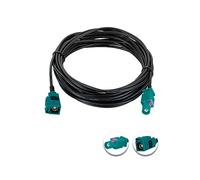 Vecys Fakra Z Cavo Fakra Z Maschio a Fakra Z Femmina RF Cavo Coassiale 16.4ft/5m Fakra Z Femmina a Maschio Veicolo Antenna Cavi di Prolunga RG174 per Auto Stereo GPS Navigazione
