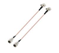 Vecys FME Maschio a TS9 Maschio A 90 Gradi Cavo coassiale RF RG316 15CM per Router Antenna 2G 3G 4G LTE UMTS Ad Alta Velocità Mobile Hsdpa WLAN Wireless (2 Pezzi)