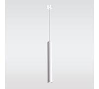 Vecys Lampada a Sospensione Cilindro Bianco Tubo LED COB Moderno Faretti da Soffitto con Patch COB da 5W Lampadari Cilindro φ4*30.5CM per Interni Isola Cucina Sala da Pranzo Negozio Bancone Bar
