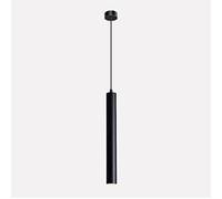 Vecys Lampada a Sospensione Cilindro Nero Tubo LED COB Moderno Faretti da Soffitto con Patch COB da 5W Lampadari Cilindro φ4*30.5CM per Interni Isola Cucina Sala da Pranzo Negozio Bancone Bar