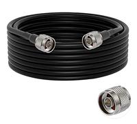 Vecys N Maschio a N Maschio Cavo Coassiale a Bassa Perdita RG58 32.8FT/10 M per 3G 4G 5G LTE Antenna Ham Radio GPS WiFi