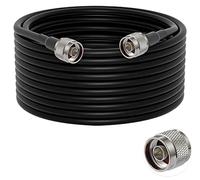 Vecys N Maschio a N Maschio Cavo Coassiale a Bassa Perdita RG58 49.2FT/15M per 3G 4G 5G LTE Antenna Ham Radio GPS WiFi
