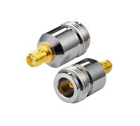 Vecys RP-SMA Femmina a Tipo N Femmina Adattatore RP-SMA Wifi Antenna Adattatore per Wlan Outdoor Wifi Antenna RPSMA Wlan 4G Wifi Router Wirelesse Router Bluetooth (2 pezzi)