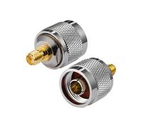 Vecys RP-SMA Femmina a Tipo N Maschio Adattatore RP-SMA Wifi Antenna Adattatore per Wlan Outdoor Antenna Wlan 4G Wifi Router Wirelesse Router Bluetooth (2 pezzi)
