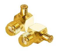 Vecys SMA a MCX Adattatore per Antenna per Presa Coassiale RF Adattatore per Presa per Autoradio 2 Pezzi per Radio Dab + Antenna FM/AM Pioniere del Sistema GPS