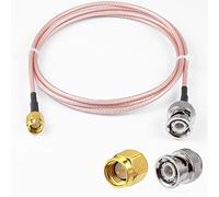 Vecys SMA Maschio a BNC Maschio Cavo Coassiale RF 50ohm SMA a BNC RG316 Cavo Jumper 3FT/1M per Antenne Radio Amatoriale Dispositivi LAN Wireless Radio Wi-Fi