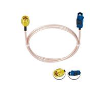 Vecys SMA Maschio a Fakra C Maschio Blu Cavo Pigtail RG316 12in/30cm Fakra C Plug a SMA Plug Cavo di Estensione Dell'antenna GPS per il Veicolo GPS Navigazione Auto Radio Stereo