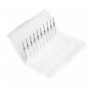 VEDA 10 micro-punte per trapano, in carburo, da 0,3 a 1,2 mm per stampi gioielli plastica vetro circuiti stampati