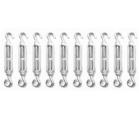 VEDA® 10 x pesante zincato filettato M5 tiratore di tensione a filo