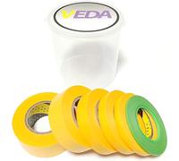 VEDA® set di 6 nastri di copertura 2 mm / 6 mm / 10 mm / 15 mm / 18 mm / 24 mm accessori per fai da te per modellismo, hobby