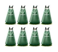 Veddelholzer 8 sacchetti per irrigazione per alberi da 75 l con cerniera combinabile. Antifurto e etichetta di protezione. Robusto e resistente alle intemperie per piccoli e grandi alberi, giovani