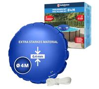 Veddelholzer Set di cuscino per piscina XXL rotondo Ø 4 m, con corda di fissaggio da 15 m e kit di riparazione, cuscino d'aria per la copertura della piscina. Accessorio perfetto per la copertura