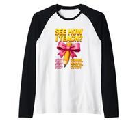Vedere Come Insegno Arco Matita Insegnante Apprezzamento Consapevole Maglia con Maniche Raglan