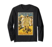 Vedere Il Mondo e Ottenere pagato per Farlo British Army Poster Maglia a Manica