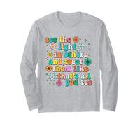 Vedere la Luce negli Altri Inspirational per Le Donne Messaggio Positivo Maglia a Manica