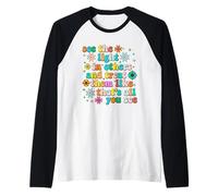 Vedere la Luce negli Altri Inspirational per Le Donne Messaggio Positivo Maglia con Maniche Raglan