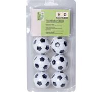 VEDES Großhandel GmbH - Ware NG Footballs for Kicker Pack of 6, Diameter 36 mm,