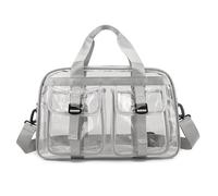 Vedi Attraverso La Borsa Da Palestra In PVC Con Interni Spaziosi Per Accessori Sportivi Controllo Aeroportuale Veloce Controllo Per Spalla Spalla La Borsa Sportiva Resistente In PVC