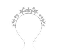 Vedi La Fascia Per La Testa A Stella, Il Metallo D'Argento Che Si Muove, Gli Accessori Per Capelli Carini Per Donne, Gli Accessori Per Abbigliamento Per Abbigliamento Accessori