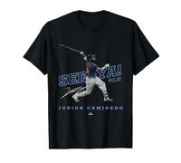 Vedi Ya! Junior Caminero Tampa bay MLBPA Baseball Maglietta