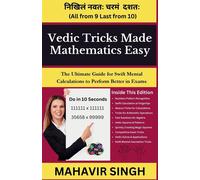 Vedic Tricks Made Mathematics Easy - Singh Mahavir