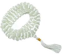Vediknectar® Cristallo Mala, collana da donna Feng Shui con pietre ametista Reiki-Mala cristallo perline rotonde preghiera mala tibetana buddista mala decorazione spirituale portafortuna, Groß, Pietra