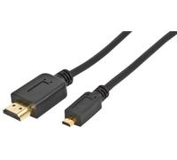 Vedimedia v8023292 2 m hdmi Micro-HDMI Nero cavo HDMI - cavo HDMI (HDMI, Micro-HDMI, Lui, lui, Destro, Destro)