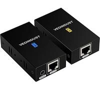 VEDINDUST HDMI Extender Over Ethernet 196FT 60M Trasmettitore e Ricevitore su Cavo di Rete Cat5e 6 7 8 1080P Supporto EDID