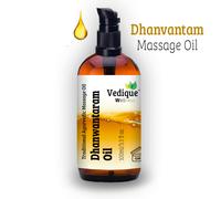 VEDIQUE REMEDIES Dhanwantaram Oil | Oltre 25 erbe | Olio di massaggio classic...