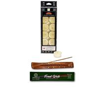 Vedmantra® - Candele profumate Satya profumate di alta qualità, confezione da 12 pezzi, con supporto per incenso Masala e incenso da 15 g (Superhit)