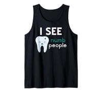 Vedo Gente Intorpidita Frase Umoristica Dentista Canotta