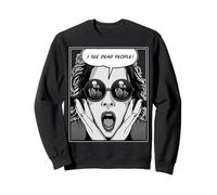Vedo i Morti Pop Art Emo Goth Girl Felpa
