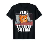 Vedo la Gente scema. Parodia per Chi è circondato da idioti Maglietta