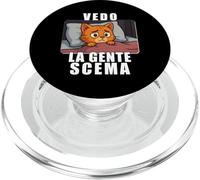 Vedo la gente scema. Parodia per chi è circondato da idioti PopSockets PopGrip per MagSafe