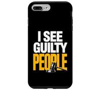Vedo persone colpevoli avvocato giudice giustizia legale umorismo amico Custodia per iPhone 7 Plus/8 Plus