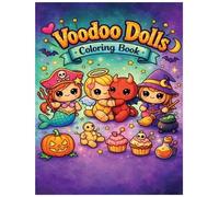 Vee D Voodoo Dolls Coloring Book (Tascabile)