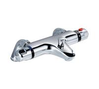 VeeBath DCP650 Perth Deck-Miscelatore termostatico per Vasca da Bagno e Doccia, Finitura cromata