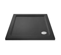 VeeBath Piatto doccia quadrato grigio ardesia da 40 mm per cabina doccia box box box - 800 x 800 mm