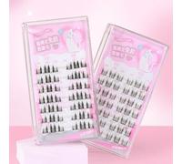 VEECCI - Cat Elf Self-Adhesive False Eyelashes - 2 Types Pure Desire (42pcs)