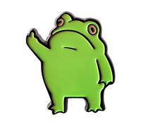 VEED Metal Cartoon Frog Smalto Pin Cute Animal Badge Accessori per Gioielli Spilla per Pittura
